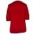 Dolce & Gabbana Kurzarm-Stricktop mit Glyzinien-Print aus roter Seide - Ansicht 3