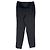 Alexander Wang Hose mit elastischem Bund aus schwarzem Satin - Ansicht 2