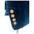 Balmain Gürtler-Blazer aus dunkelblauem Samt Marineblau