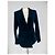 Balmain Gürtler-Blazer aus dunkelblauem Samt Marineblau - Ansicht 3