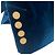 Balmain Gürtler-Blazer aus dunkelblauem Samt Marineblau - Ansicht 8