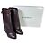 Bottines mi-mollet Givenchy Shark Lock à talon compensé en cuir bordeaux Rouge - vue 13