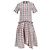 Vestido mini a cuadros Rosie Assoulin en algodón blanco