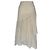 Stella Mc Cartney Falda midi de lunares Stella Mccartney en seda blanca Blanco Crudo