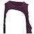 Chaleco Padded Harness Louis Vuitton en Algodón Violeta Púrpura - vista 2