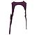 Chaleco Padded Harness Louis Vuitton en Algodón Violeta Púrpura - vista 4