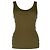 Regata de malha canelada Alexander Wang em algodão Olive Verde Verde oliva