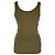 Regata de malha canelada Alexander Wang em algodão Olive Verde Verde oliva - vista 3