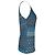 Top Missoni Chevron con cristalli Tan in rayon blu - vista 2