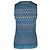 Top Missoni Chevron con cristalli Tan in rayon blu - vista 3