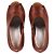 Maison Martin Margiela Maison Margiela Open-Toe Piped Wedge in Tan Leather Marrone Beige - vista 5