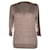 Dolce & Gabbana Pullover aus beiger Baumwolle mit Spitzenbesatz