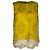 Top sin mangas de encaje Dolce & Gabbana en Lurex amarillo