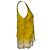 Top sin mangas de encaje Dolce & Gabbana en Lurex amarillo - vista 2
