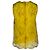 Top sin mangas de encaje Dolce & Gabbana en Lurex amarillo - vista 3