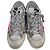 Sneakers Golden Goose Super-Star Glittered in cotone multicolore - vista 3