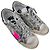 Sneakers Golden Goose Super-Star Glittered in cotone multicolore - vista 5