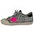 Sneakers Golden Goose Super-Star Glittered in cotone multicolore - vista 9
