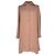 Abrigo Peacoat abotonado Miu Miu en acetato beige