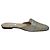 Mules Oscar De La Renta in poliestere argento a righe metalliche intrecciate Multicolore