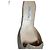 Mules Oscar De La Renta in poliestere argento a righe metalliche intrecciate Multicolore - vista 10