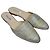 Mules Oscar De La Renta in poliestere argento a righe metalliche intrecciate Multicolore - vista 5
