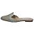 Mules Oscar De La Renta in poliestere argento a righe metalliche intrecciate Multicolore - vista 7