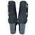 Botines de tacón alto Chloé con doble hebilla en ante negro - vista 5