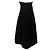 Vestido midi Staud Kennedy con espalda plisada en algodón negro - vista 3