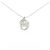 Autre Marque Diamantenhalskette Pt900 Pt850 Silber
