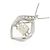 Autre Marque Diamantenhalskette Pt900 Pt850 Silber - Ansicht 3