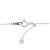Autre Marque Collana con tre diamanti Pt900/Pt850 Argento - vista 5
