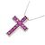 Autre Marque Collier en rubis Pt900 Pt850 Rouge - vue 3