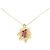 Autre Marque Collana Au750 Rubini e Diamanti D'oro