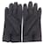 Autre Marque Dents Lederhandschuhe Blau Marineblau - Ansicht 2