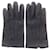 Autre Marque Dents Lederhandschuhe Blau Marineblau - Ansicht 3