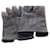 Autre Marque Dents Lederhandschuhe Blau Marineblau - Ansicht 5