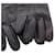 Autre Marque Dents Lederhandschuhe Blau Marineblau - Ansicht 6