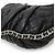 Borsa a tracolla Chanel Matelassé in pelle d'agnello con catena Nero - vista 3