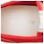 Sneakers in cotone Miu Miu Bianco Rosso - vista 11