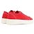 Sneakers in cotone Miu Miu Bianco Rosso - vista 15