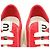 Sneakers in cotone Miu Miu Bianco Rosso - vista 6