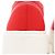 Sneakers in cotone Miu Miu Bianco Rosso - vista 7
