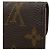Monedero de piel Monogram Louis Vuitton Castaño - vista 4