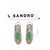 Sneakers Sandro Light Wave in pelle marrone - vista 8