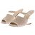 Fendi Sandali First in rafia Beige