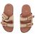Sandalias Fendi Feel de piel marrón Castaño - vista 4