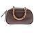 Marc Cain Mini borsa bowling in pelle Marrone - vista 3