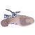 Carel Slingback a quadretti vichy blu - vista 5
