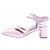 Carel Slingback in vichy rosa - vista 2